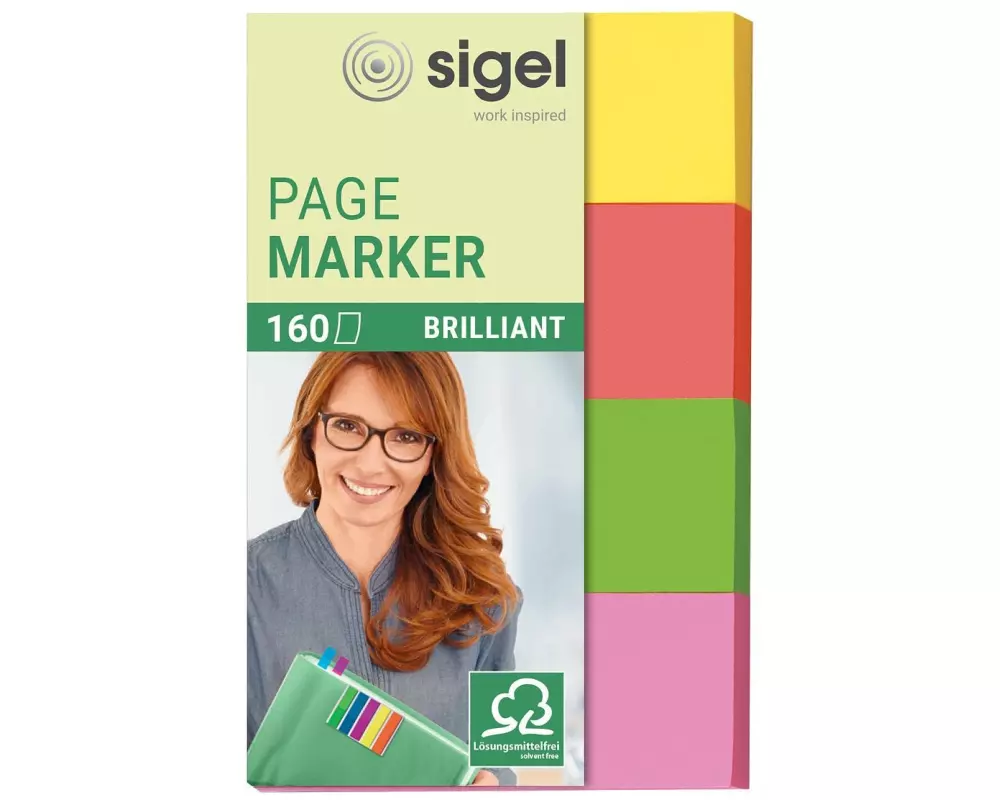 Sigel Page Marker Mehrfarbig, 160 Stück