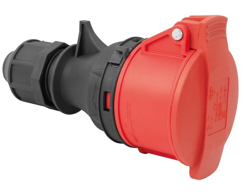 STEFFEN CEE Kupplung 16/5 IP44 400 V 6h vernickelt