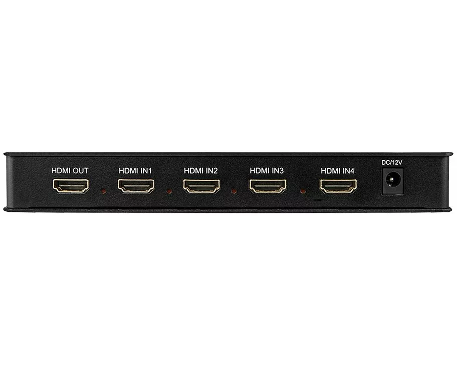 LINDY 4 Port HDMI Multi-View Switch 4 different modes: Quadview PiP Dual Video and Standard