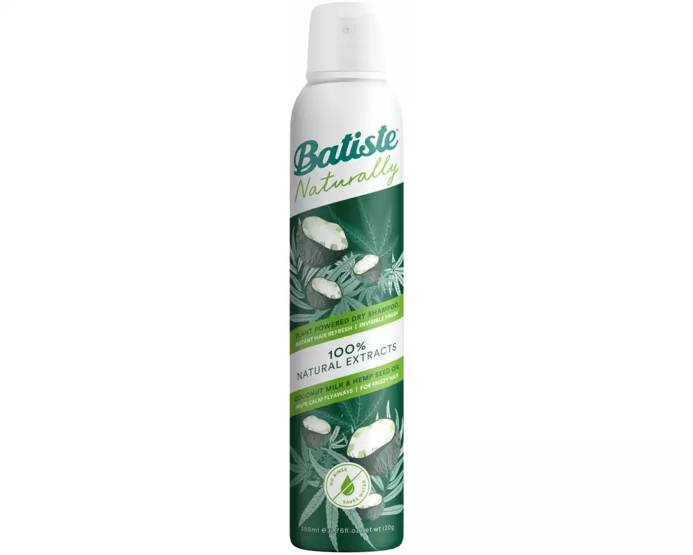 Batiste Trockenshampoo Naturally Coconut and Hemp Seed Oil 200 ml
