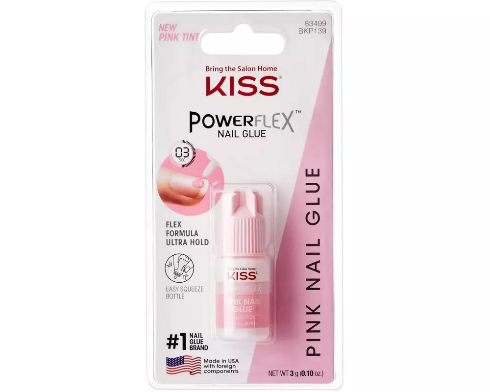 Kiss Kleber PowerFlex Glue Pink 3 g