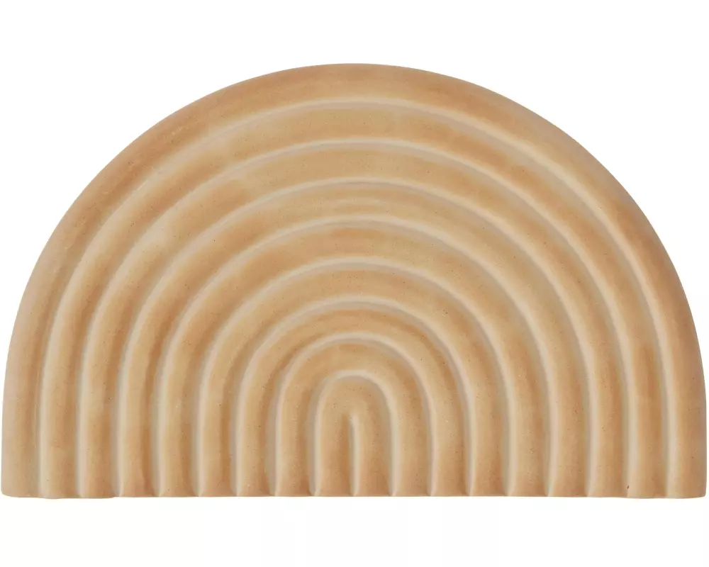 OYOY Servierplatte Rainbow Hellbraun