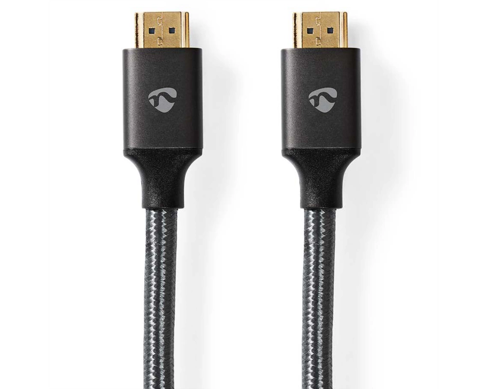 Nedis 8K HDMI Ultra HD Kabel, ST/ST, grau, 2m