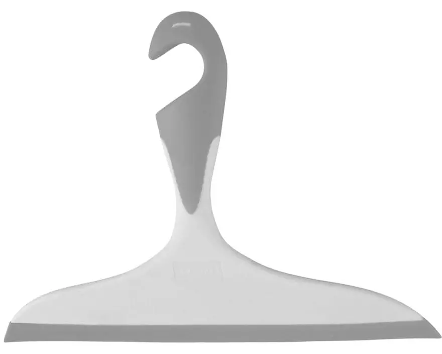 Wenko Duschabzieher Loano Grau/Weiss