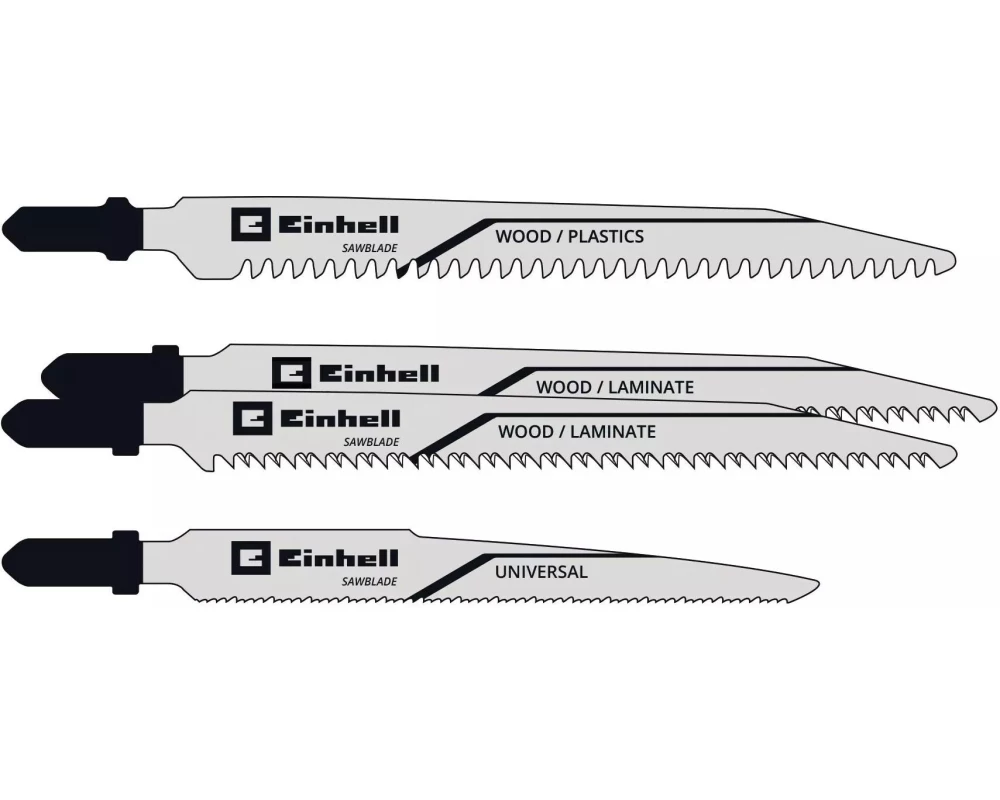 Einhell Stichsägeblätter-Set 4tg Ho/Met Akku