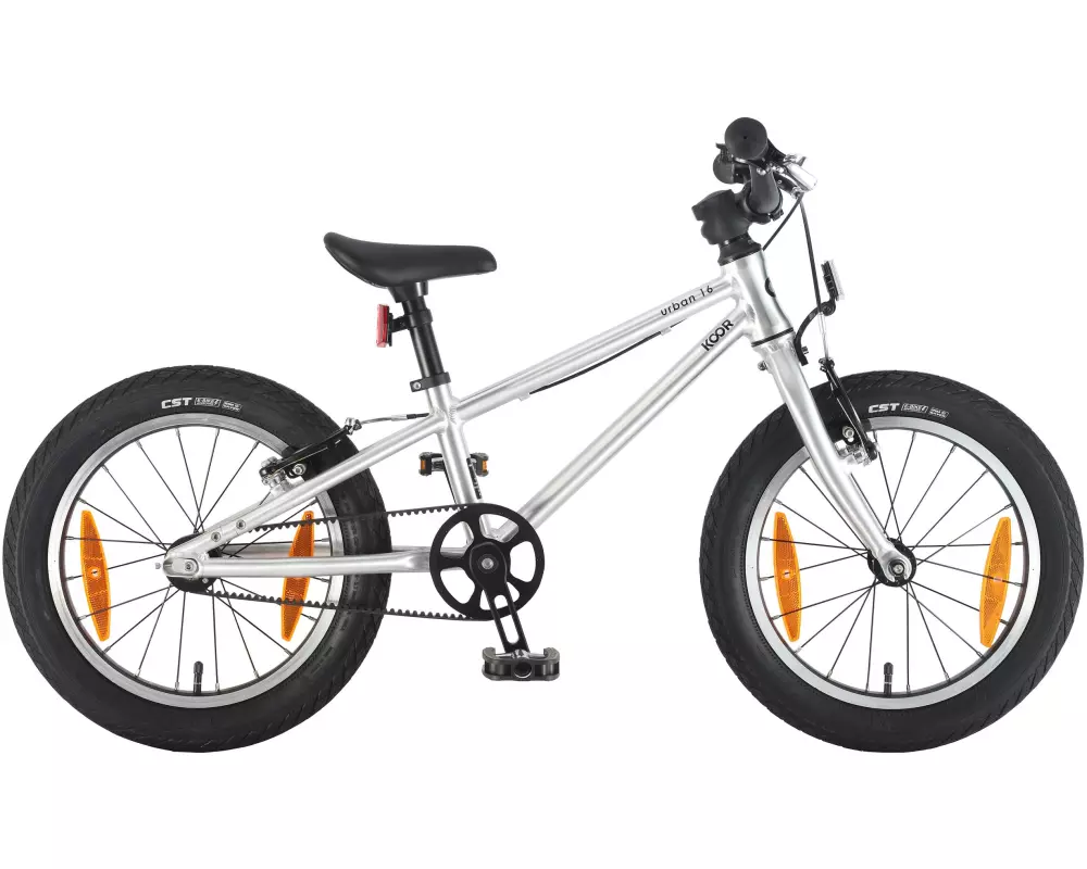 KOOR Kindervelo Urban 16 belt-drive 6.4 kg Silber