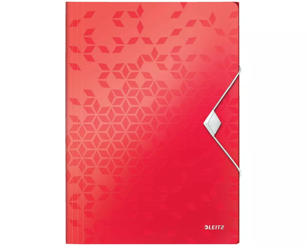 Leitz Gummibandmappe WOW A4, Rot