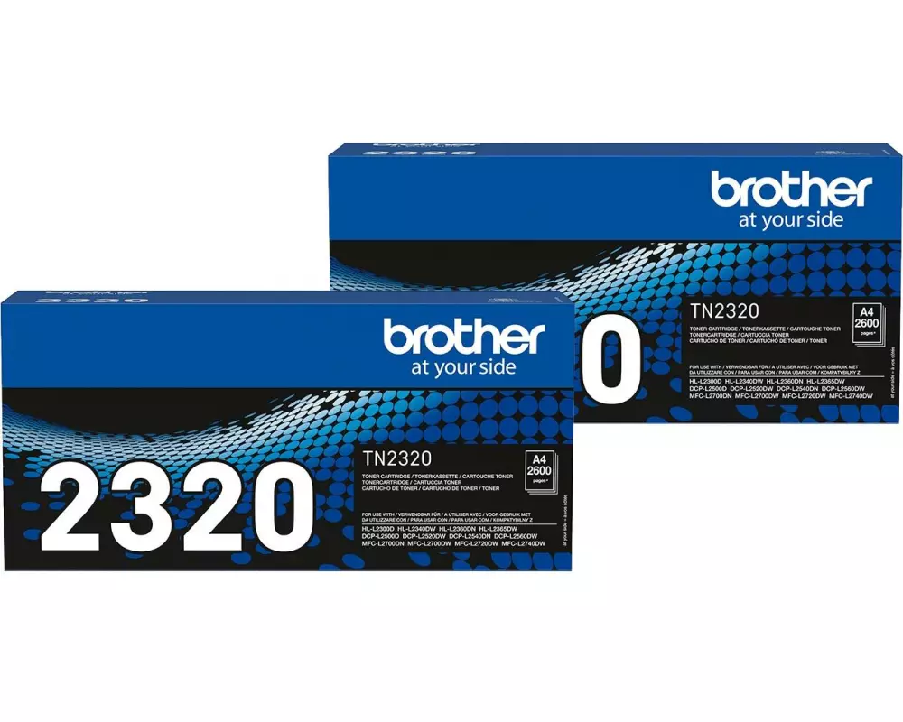 Brother Toner TN-2320 TWIN PACK Schwarz