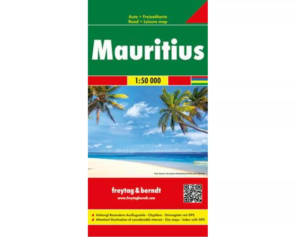 freytag & berndt Straßenkarte Mauritius 1:50.000