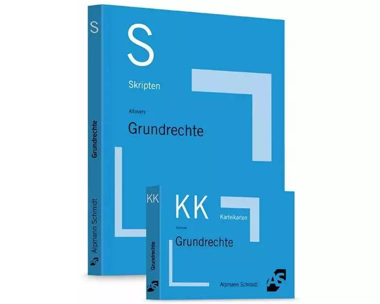 Paket Altevers, Skript Grundrechte + Sommer, Karteikarten Grundrechte