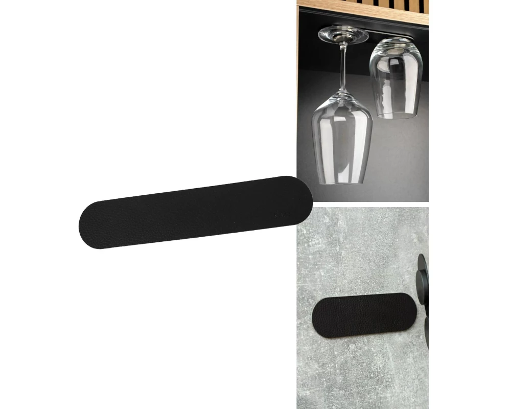 Silwy Metall-Leiste 16 cm Schwarz