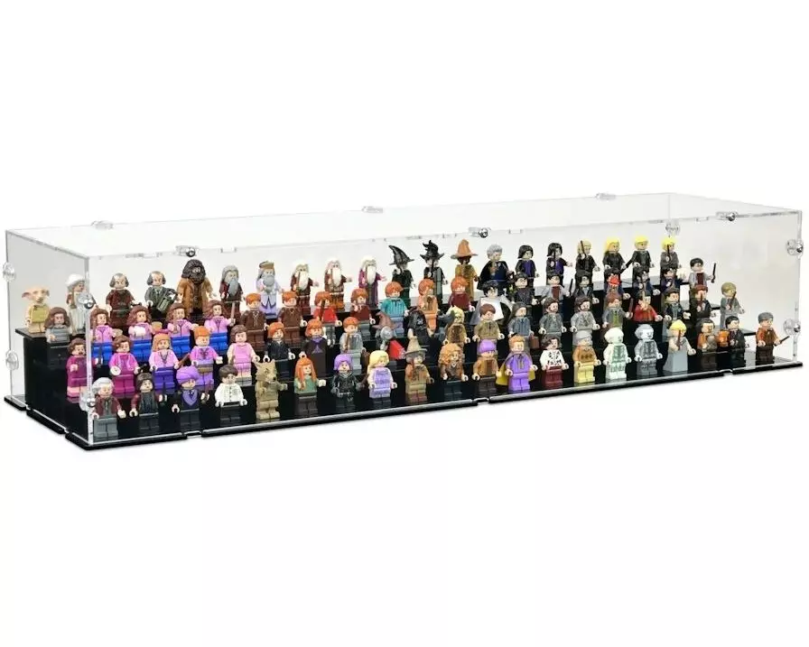 iDisplayit Acryl-Display 80 LEGO-Minifigur Schwarz