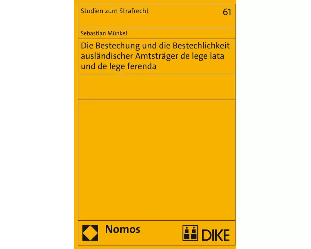 Bestechung und Bestechlichkeit ausländischer Amtsträger