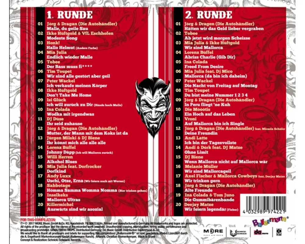 Ballermann Ultras Vol.1 %-Hart Am Glas Prs.Von Jö