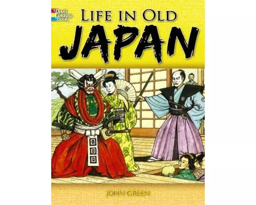 Life in Old Japan Coloring Book