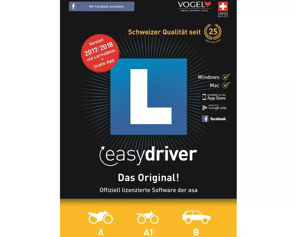 easydriver. A,A1,B 2017/2018