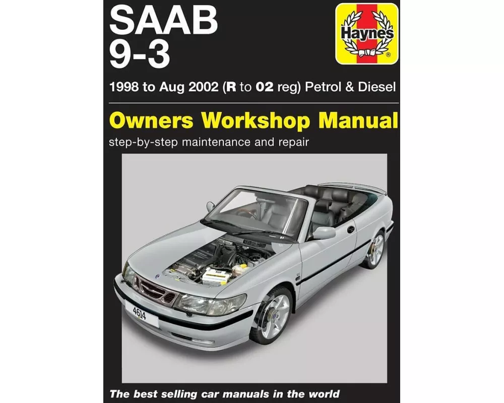 Saab 9-3 Petrol & Diesel (98 - Aug 02) Haynes Repair Manual