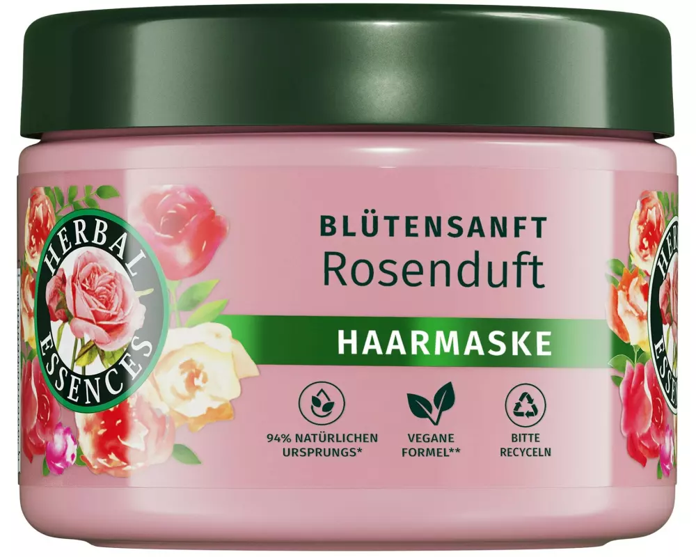 Herbal Essences Haarmaske Blütensanft mit Rosenduft 300 ml