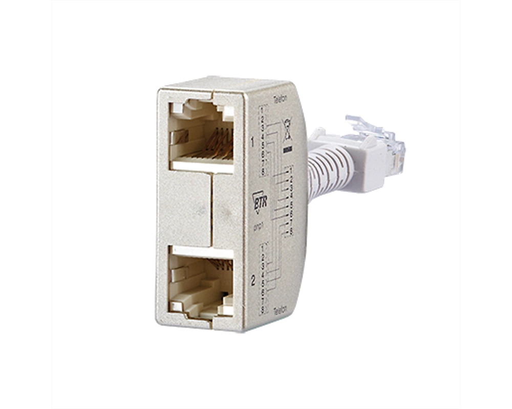 METZ CONNECT Cable Sharing Adapter pnp1, Telefon/Telefon, 2 St.