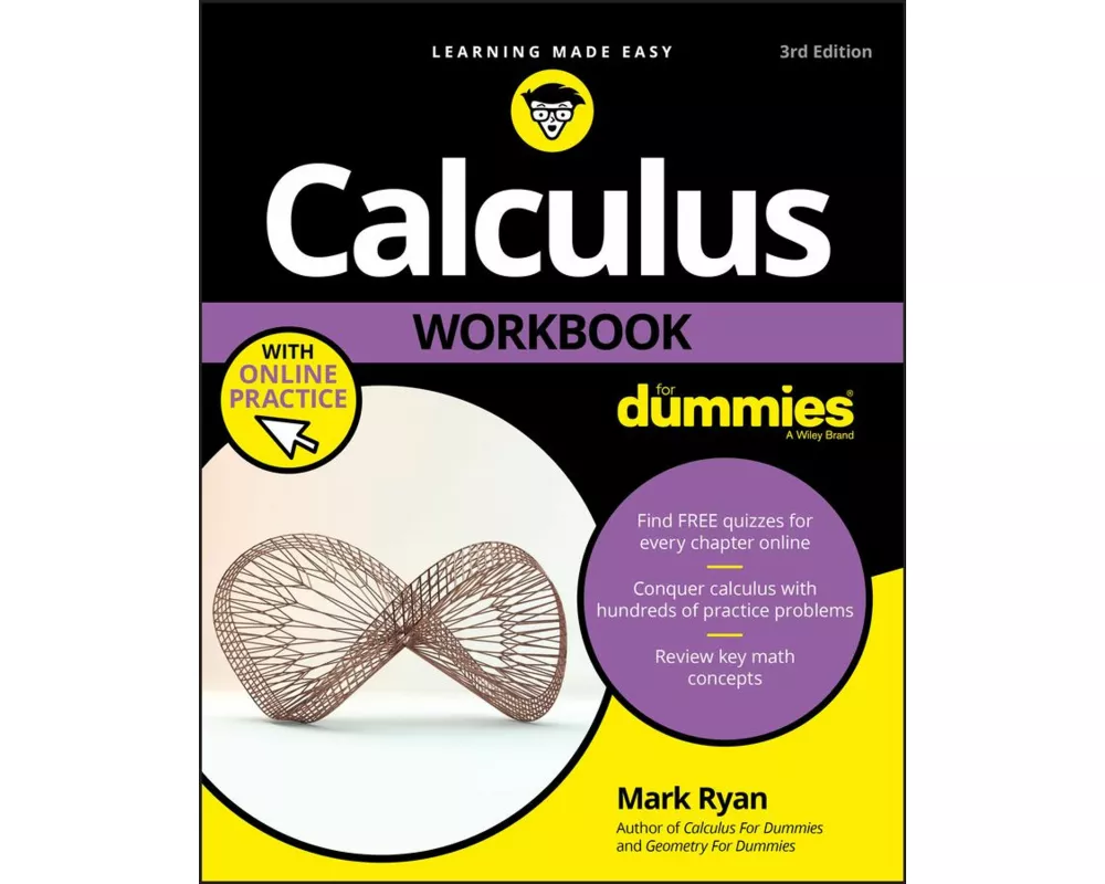 Calculus Workbook For Dummies with Online Practice