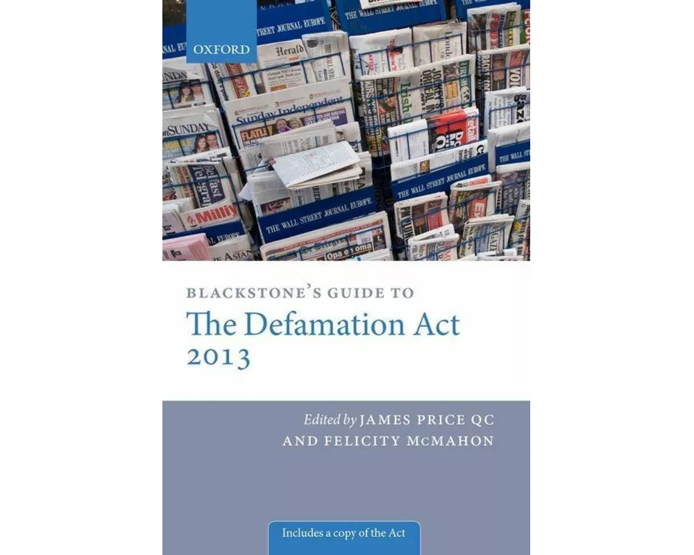 Blackstone's Guide to the Defamation Act