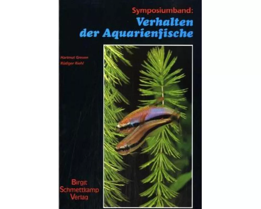 Verhalten der Aquarienfische - Band 1