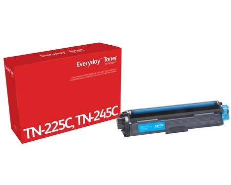 Everyday Cyan Toner by compatible with Brother TN225C/ TN245C, High capacity. Black toner page yield: 2200 pages, Printing colours: Cyan, Quantity per pack: 1 pc(s)