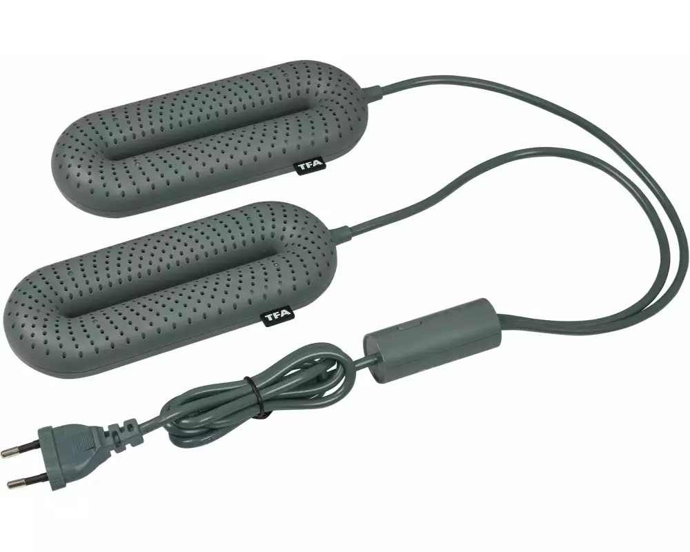 TFA Dostmann Elektrischer Schuhtrockner, Petrol / Grau