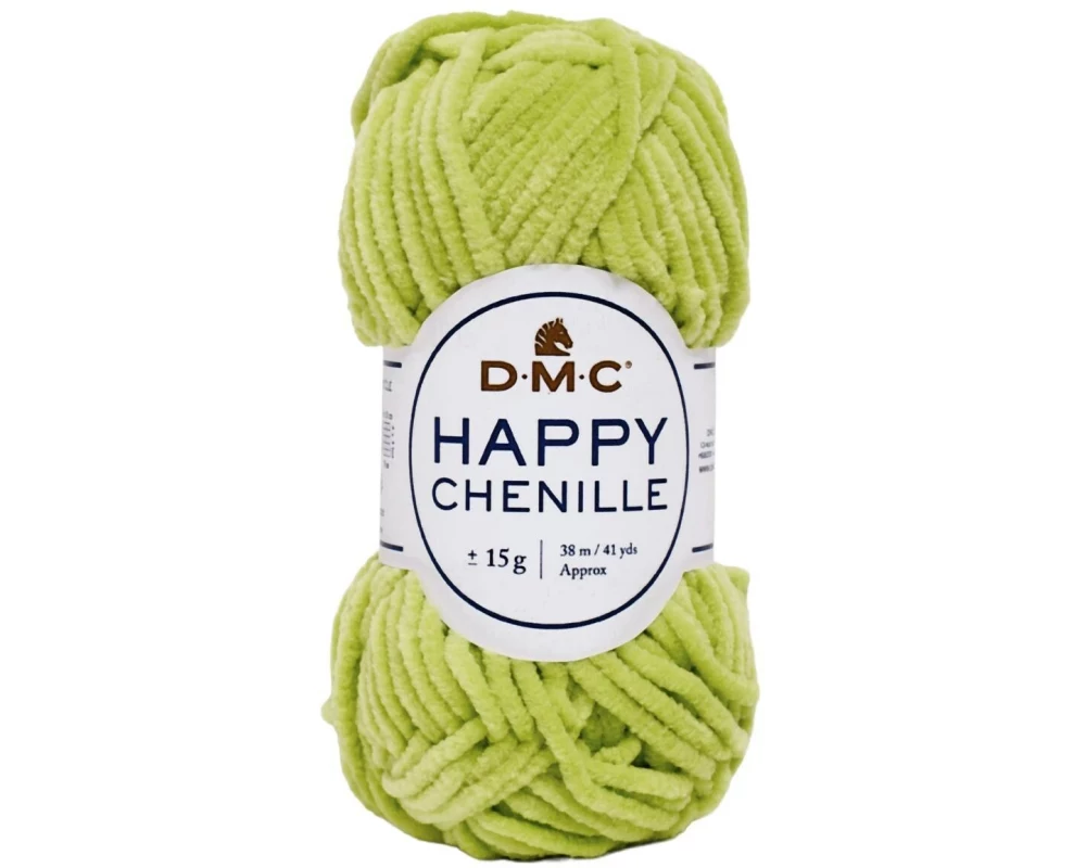 DMC Wolle Happy Chenille Hellgrün, 38 m