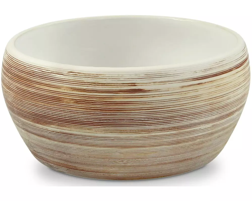 Wolters Keramiknapf Diner Stone, M, Braun