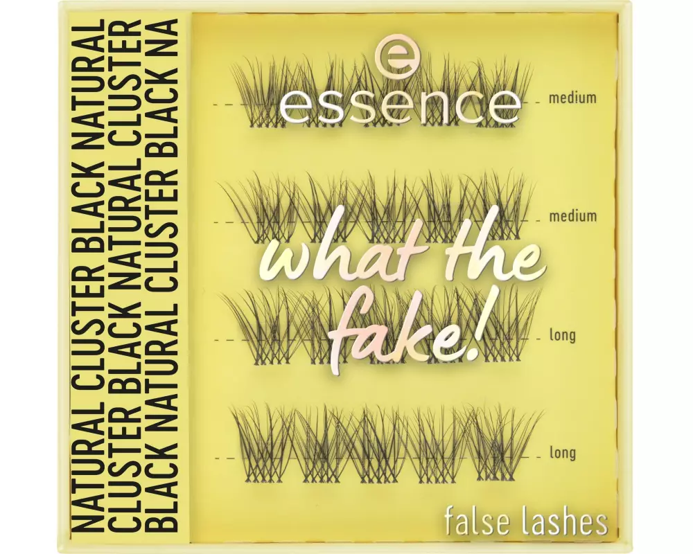 essence Künstliche Wimpern What the Fake! False Lashes Black