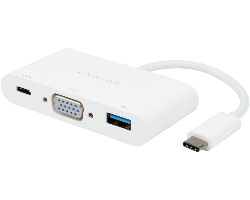 VIVANCO Adapter USB-C - VGA 45386 USB 3.1