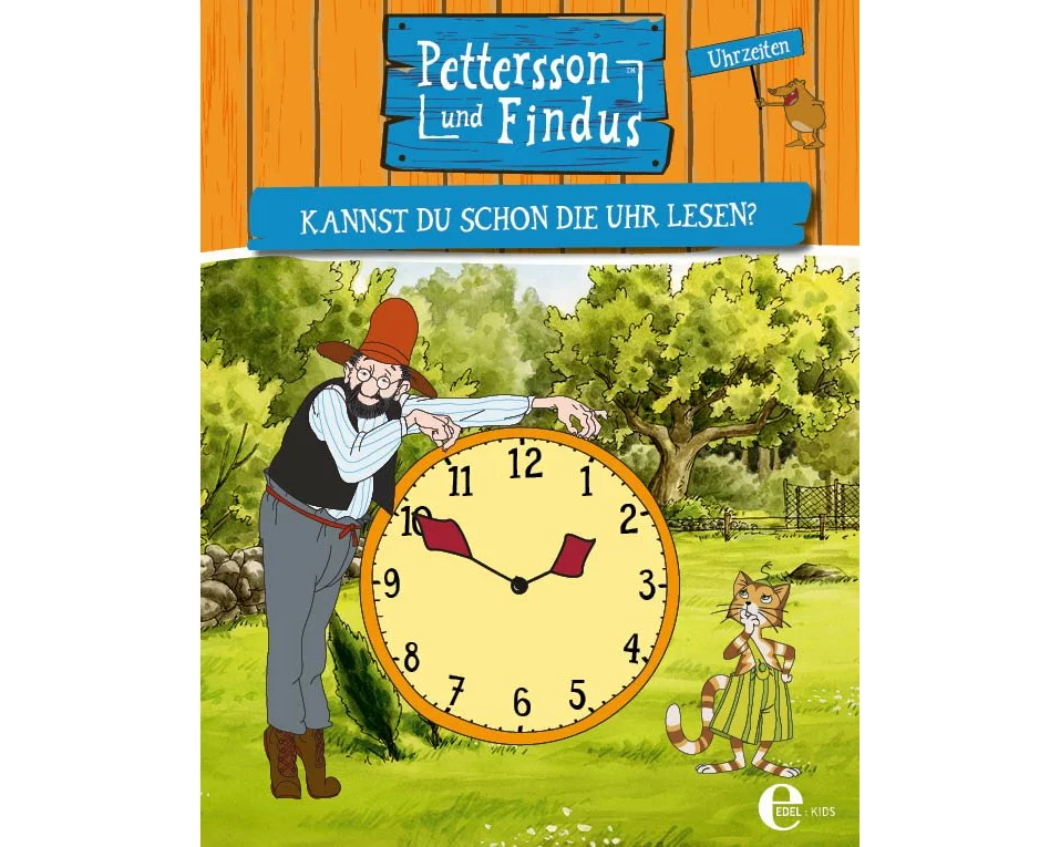 Pettersson und Findus: Kannst du schon die Uhr lesen?