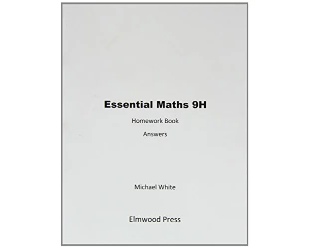 Essential Maths 9H Homework Answers