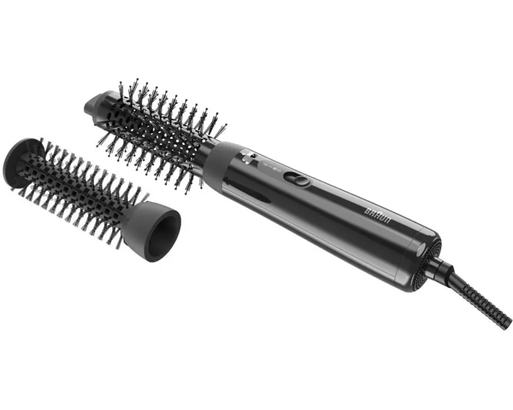 Braun Warmluftbürste 300 Watt , Schwarz