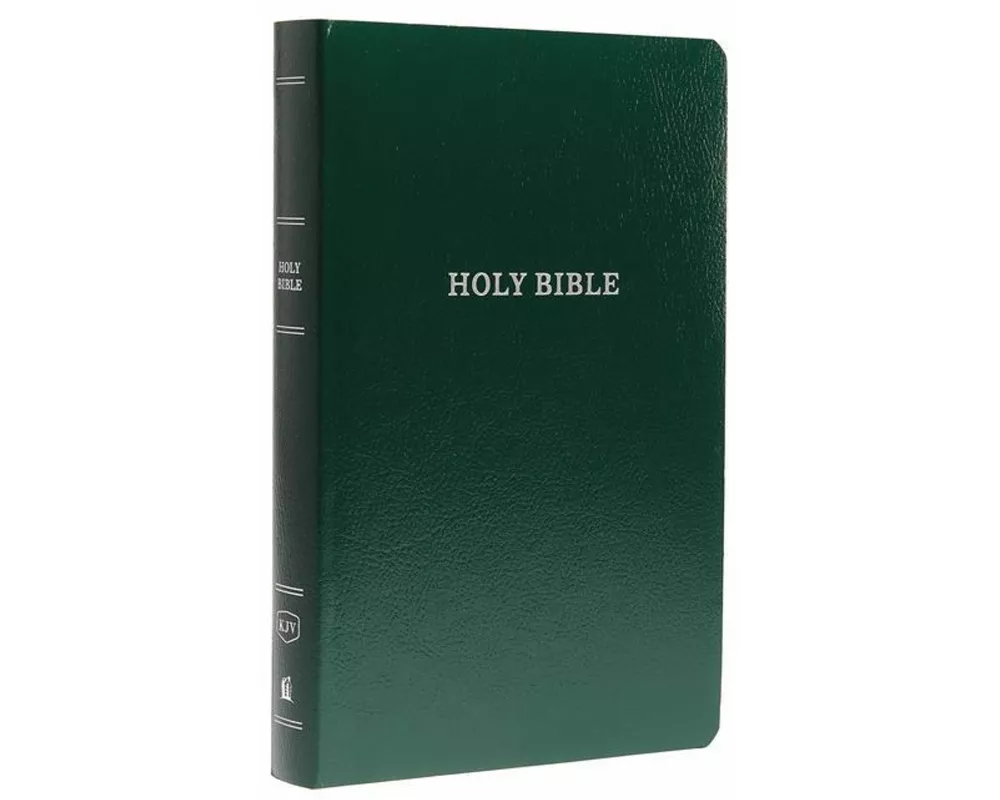 KJV Holy Bible: Gift and Award, Green Leather-Look, Red Letter, Comfort Print: King James Version