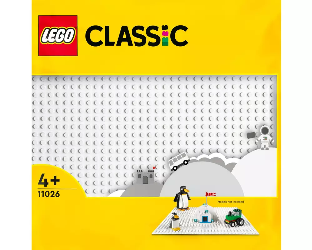 LEGO Classic Weisse Bauplatte 11026