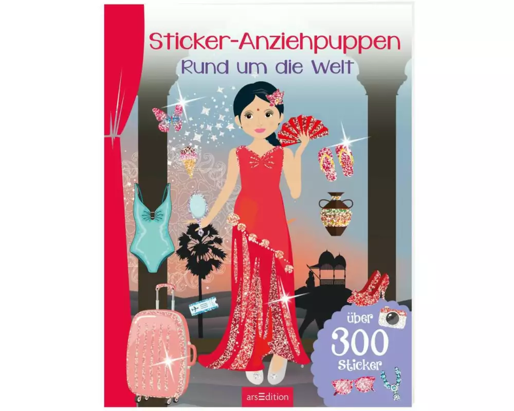 Sticker-Anziehpuppen – Rund um die Welt
