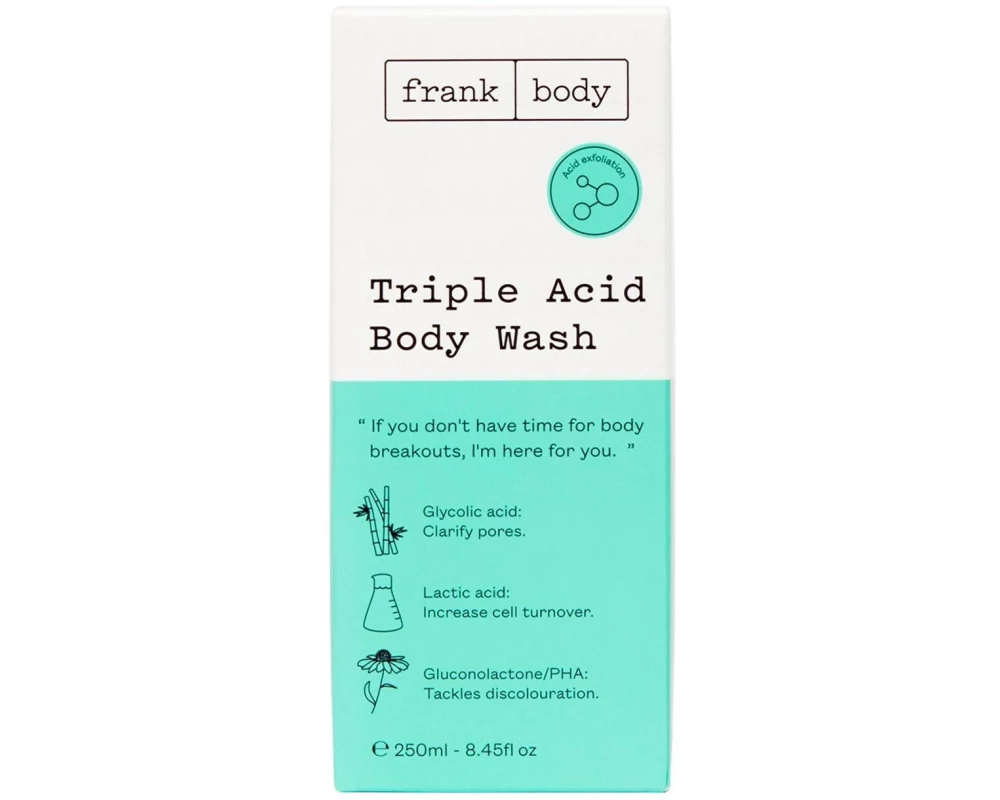 frank body Triple Acid Body Wash 250 ml