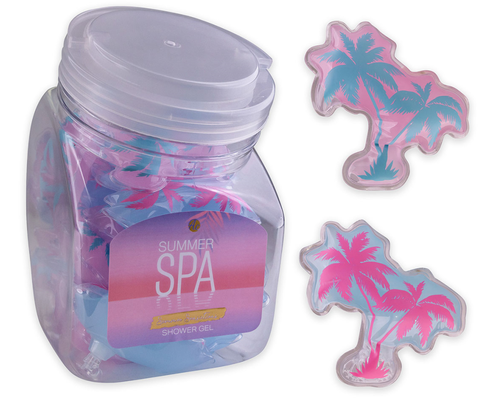 ACCENTRA Mini-Duschgel 50ml 8160983 SUMMER SPA, 2 assortiert