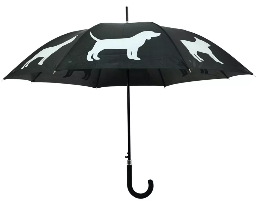 Esschert Design Schirm Reflektor Hunde Grau/Schwarz