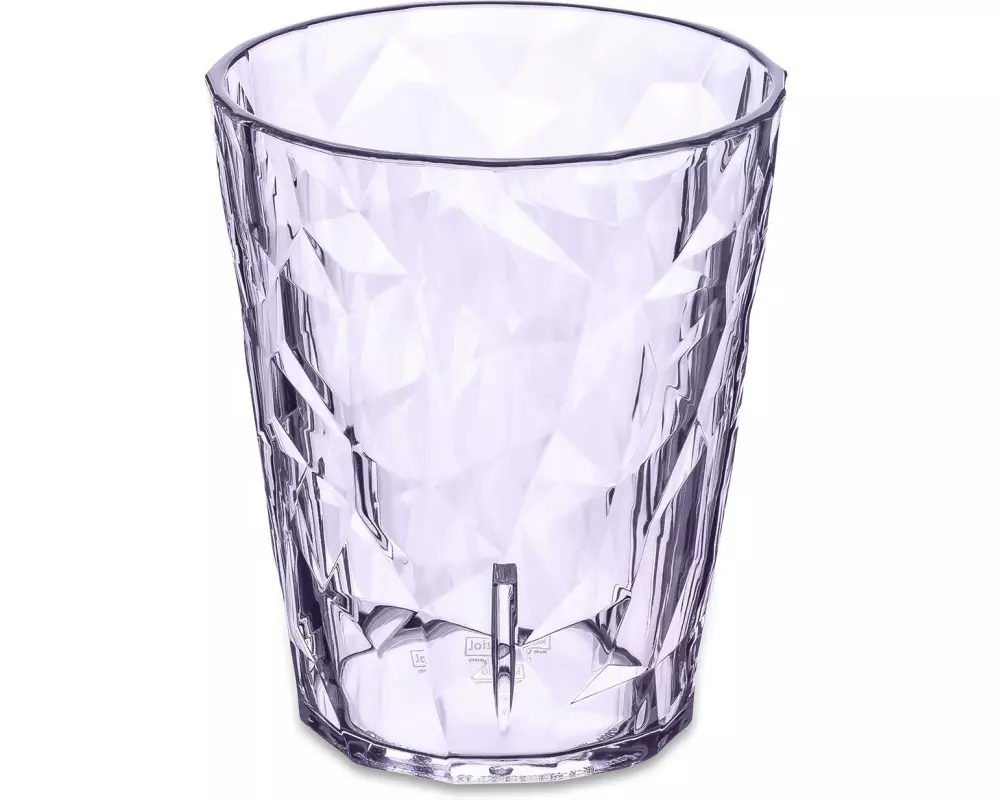 Koziol Trinkglas Club Light S 250 ml, 1 Stück, Violett