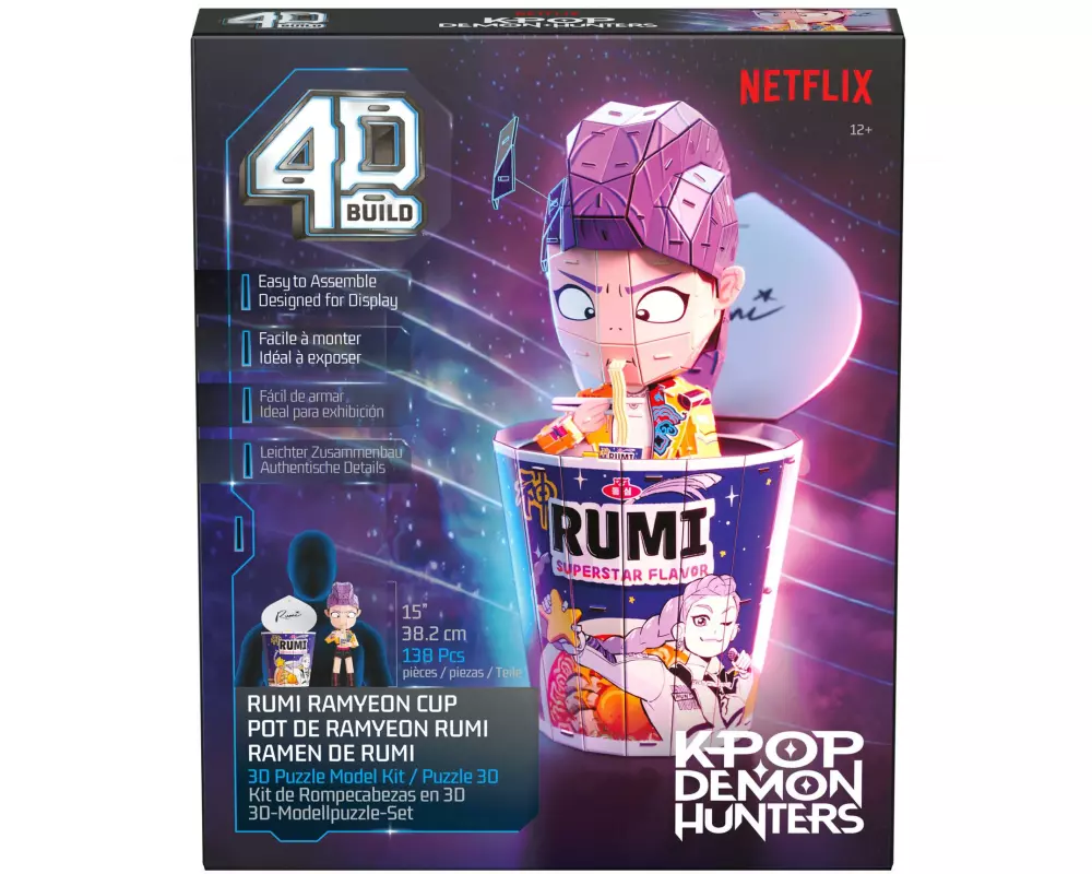Spinmaster 4D Build K-Pop Demon Hunters Rumi im Ramen-Becher