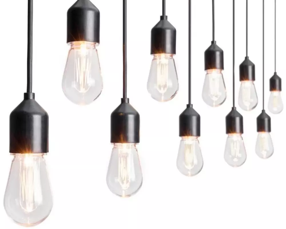 STT Lichterkette Edison Partylight S, 10 LEDs, 3 m, Transparent