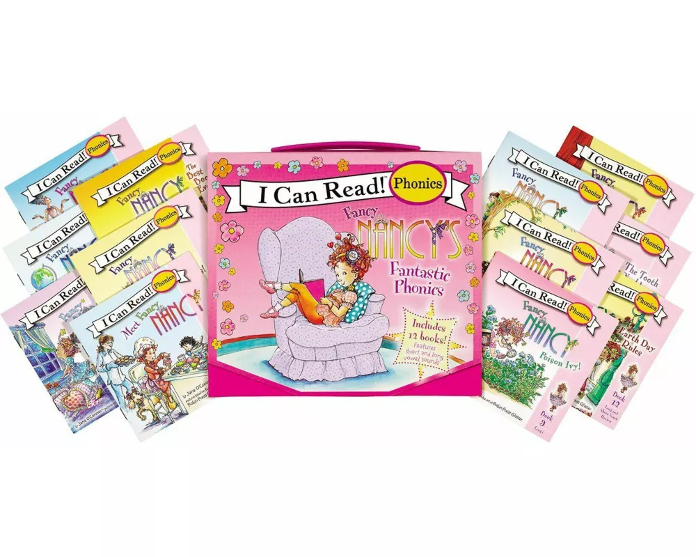 Fancy Nancy's 12-Book Fantastic Phonics Fun!