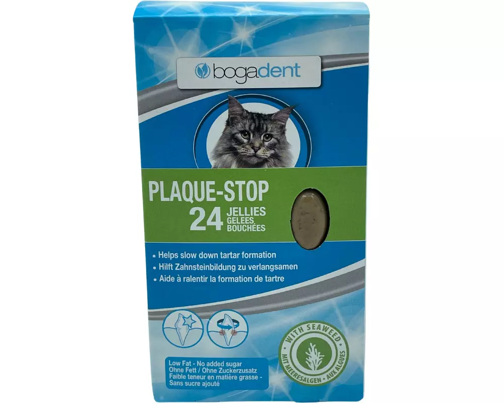 bogar Katzen-Nahrungsergänzung Katzen Plaque-Stop Jellies 36 g