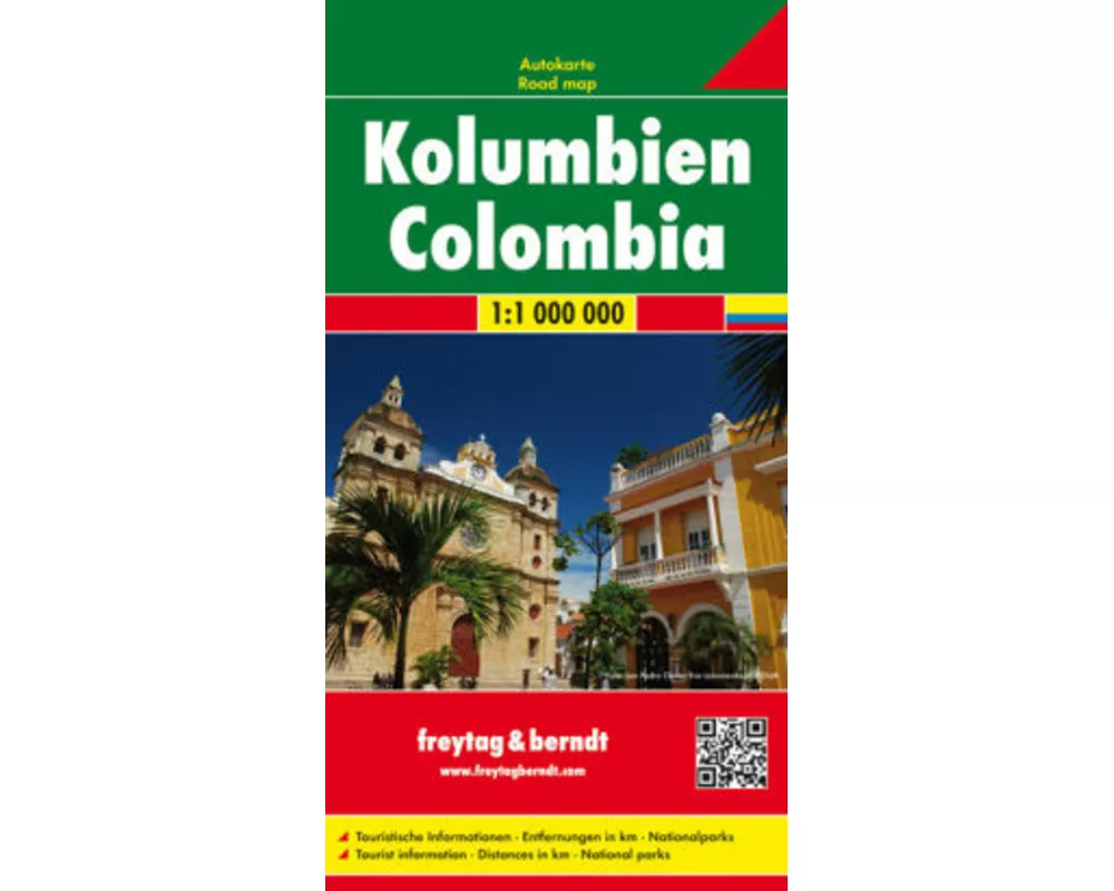 freytag & berndt Straßenkarte Kolumbien 1:1 Mio