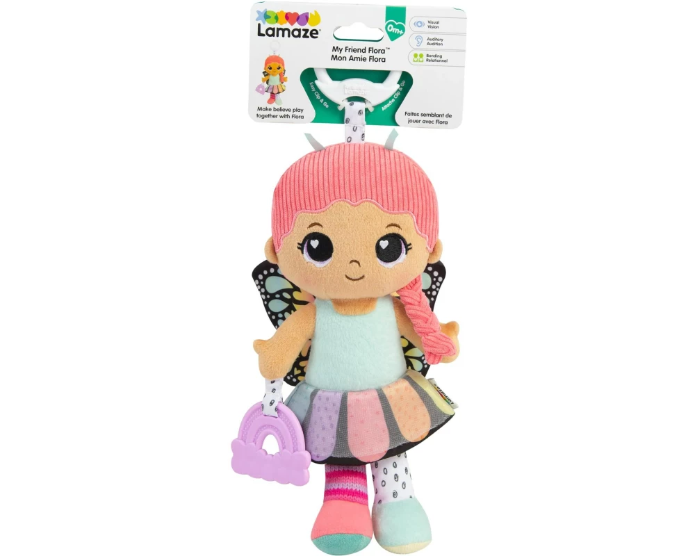 Tomy Clip & Go Greifling Meine Freundin Flora
