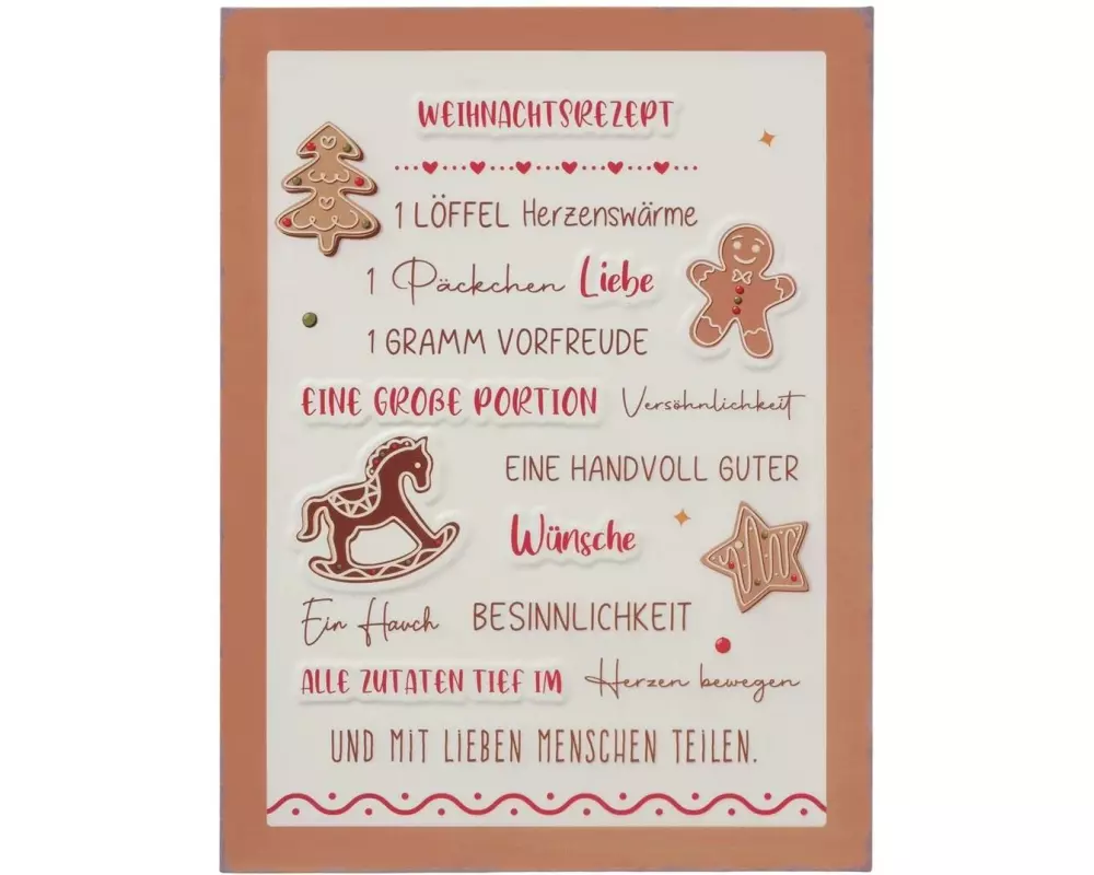 Boltze Deko Ginger Metall, 23 x 30.5 cm