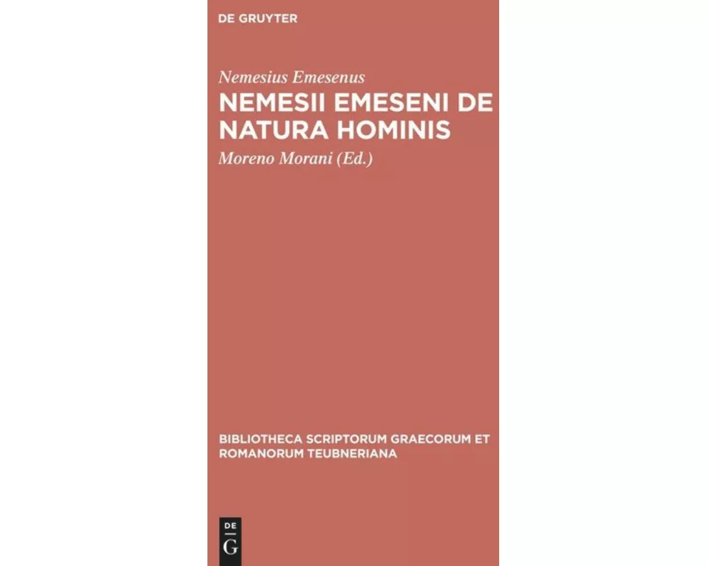 Nemesii Emeseni De natura hominis